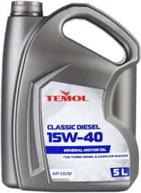 Моторна олива TEMOL Classic Diesel 15W-40 мінеральна Моторна олива TEMOL Classic Diesel 15W-40 мінеральна