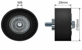 Обводной ролик поликлинового ремня Обводной ролик поликлинового ремня