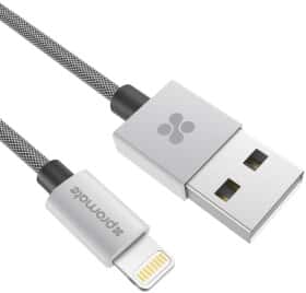 Кабель Promate LINKMATE-LTF2-SILVER USB - Apple Lightning 2 м Кабель Promate LINKMATE-LTF2-SILVER USB - Apple Lightning 2 м