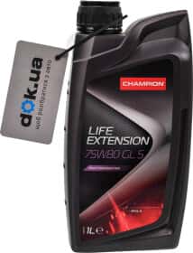 Трансмісійна олива Champion Life Extension GL-5 GL-4 75W-80 мінеральна Трансмісійна олива Champion Life Extension GL-5 GL-4 75W-80 мінеральна