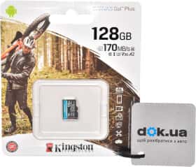 Карта пам’яті Kingston Canvas Go! Plus microSDXC 128 ГБ Карта пам’яті Kingston Canvas Go! Plus microSDXC 128 ГБ