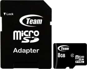 Карта пам’яті Team Group microSDHC 8 ГБ з SD-адаптером Карта пам’яті Team Group microSDHC 8 ГБ з SD-адаптером