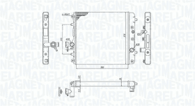 Радиатор охлаждения двигателя Радиатор охлаждения двигателя