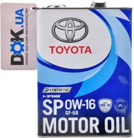 Моторное масло Toyota SP 0W-16 синтетическое Моторное масло Toyota SP 0W-16 синтетическое