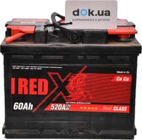 Аккумулятор RED X 6 CT-60-L First Class 55581rx Аккумулятор RED X 6 CT-60-L First Class 55581rx