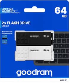 Флешка Goodram UME2 Mix (2 шт) 64 ГБ Флешка Goodram UME2 Mix (2 шт) 64 ГБ