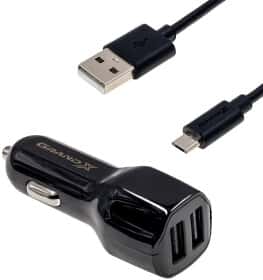 USB зарядка в авто Grand-X CH-26BM USB зарядка в авто Grand-X CH-26BM