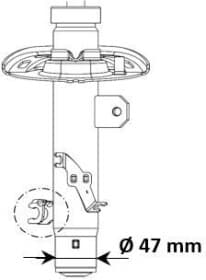 Стійка амортизатора