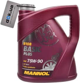 Трансмиссионное масло Mannol Basic Plus GL-4+ 75W-90 синтетическое Трансмиссионное масло Mannol Basic Plus GL-4+ 75W-90 синтетическое