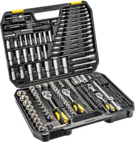 Набор инструментов Topex 38D852 1/2", 3/8", 1/4" 219 ед. Набор инструментов Topex 38D852 1/2", 3/8", 1/4" 219 ед.