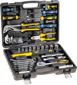 Набор инструментов Topex 38D225 1/2", 1/4" 41 ед. Набор инструментов Topex 38D225 1/2", 1/4" 41 ед.
