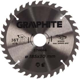 Круг отрезной Graphite 57H664 185 мм Круг отрезной Graphite 57H664 185 мм