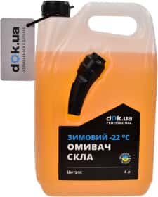 Омыватель стекла DOK Professional зимний -22 °С цитрусовый Омыватель стекла DOK Professional зимний -22 °С цитрусовый