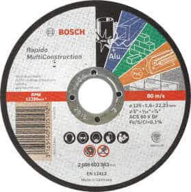 Круг отрезной Bosch 2608602383 125 мм Круг отрезной Bosch 2608602383 125 мм