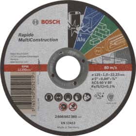Круг отрезной Bosch 2608602385 125 мм Круг отрезной Bosch 2608602385 125 мм