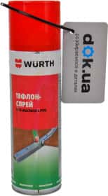 Смазка Würth Dry Lubricant Spray PTFE Смазка Würth Dry Lubricant Spray PTFE
