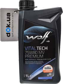 Трансмиссионное масло Wolf Vitaltech MV Premium GL-4+ 75W-80 полусинтетическое Трансмиссионное масло Wolf Vitaltech MV Premium GL-4+ 75W-80 полусинтетическое