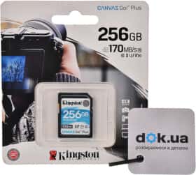 Карта памяти Kingston Canvas Go! Plus SDXC 256 ГБ Карта памяти Kingston Canvas Go! Plus SDXC 256 ГБ