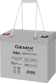 Акумулятор для ДБЖ Gemix GL GL12-50 00340028 50 Аг 12 В Акумулятор для ДБЖ Gemix GL GL12-50 00340028 50 Аг 12 В