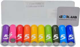Батарейка ZMi ZI5 Rainbow NQD4000RT AA (пальчиковая) 1,5 V 10 шт Батарейка ZMi ZI5 Rainbow NQD4000RT AA (пальчиковая) 1,5 V 10 шт