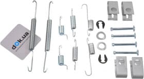 Монтажний комплект барабанних гальмівних колодок Монтажний комплект барабанних гальмівних колодок