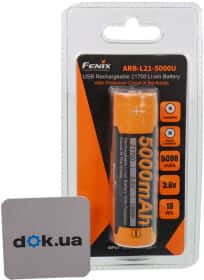 Аккумуляторная батарейка Fenix ARB-L21-5000U 5000 mAh 1 шт Аккумуляторная батарейка Fenix ARB-L21-5000U 5000 mAh 1 шт