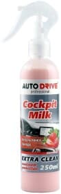 Поліроль для салону Auto Drive Professional Cockpit Milk полуниця 250 мл Поліроль для салону Auto Drive Professional Cockpit Milk полуниця 250 мл