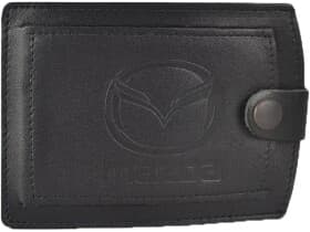 Обкладинка для прав і техпаспорта Poputchik 5072-038 з логотипом Mazda колір чорний Обкладинка для прав і техпаспорта Poputchik 5072-038 з логотипом Mazda колір чорний