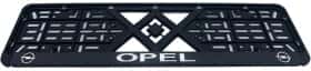 Рамка номерного знака Alca 97892 цвет черный на Opel Рамка номерного знака Alca 97892 цвет черный на Opel