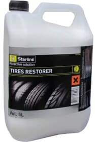 Концентрат чорнителя шин Starline Tires Restorer acst504 5000 мл Концентрат чорнителя шин Starline Tires Restorer acst504 5000 мл