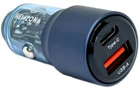 USB зарядка в авто Remzona Treneas Acey 6914067490923 USB зарядка в авто Remzona Treneas Acey 6914067490923