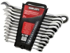 Набор ключей комбинированных трещоточных BaumAuto BM61122 8-22 мм 12 шт Набор ключей комбинированных трещоточных BaumAuto BM61122 8-22 мм 12 шт