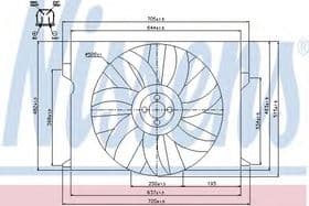 Вентилятор системы охлаждения двигателя Вентилятор системы охлаждения двигателя