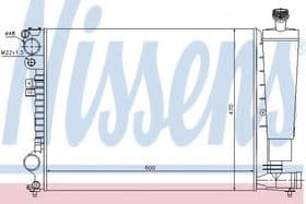 Радіатор охолодження двигуна Радіатор охолодження двигуна