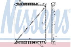 Радіатор охолодження двигуна Радіатор охолодження двигуна