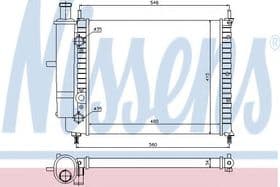 Радіатор охолодження двигуна Радіатор охолодження двигуна