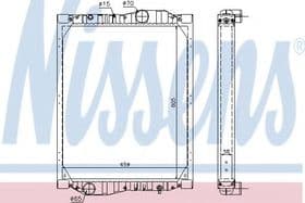 Радиатор охлаждения двигателя Радиатор охлаждения двигателя