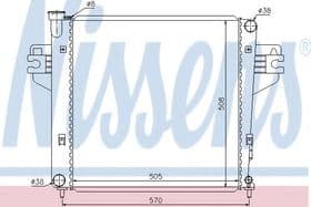 Радіатор охолодження двигуна Радіатор охолодження двигуна