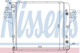 Радіатор охолодження двигуна Радіатор охолодження двигуна