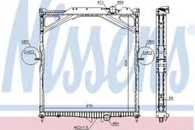 Радиатор охлаждения двигателя Радиатор охлаждения двигателя