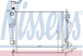 Радиатор охлаждения двигателя Радиатор охлаждения двигателя