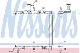 Радиатор охлаждения двигателя Радиатор охлаждения двигателя