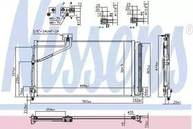 Радіатор кондиціонера Радіатор кондиціонера