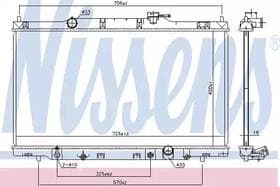 Радіатор охолодження двигуна Радіатор охолодження двигуна