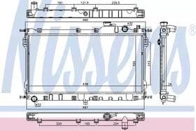 Радіатор охолодження двигуна Радіатор охолодження двигуна