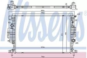 Радіатор охолодження двигуна Радіатор охолодження двигуна