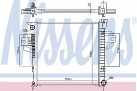 Радіатор охолодження двигуна Радіатор охолодження двигуна