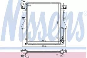 Радіатор охолодження двигуна Радіатор охолодження двигуна
