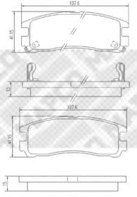 Гальмівні колодки Гальмівні колодки