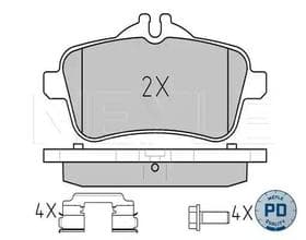 Гальмівні колодки Гальмівні колодки